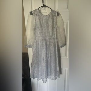 Silver Glitter dress